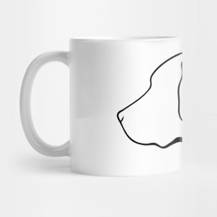 Proud Labrador Retriever profile dog lover gift Mug